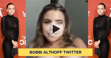 bobbi althoff leaked nudes twitter|@thebobbialthoff .